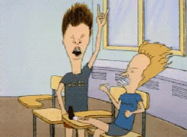 Beavis and Butthead headbangin - Metal